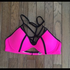 PINK Victoria Secret Padded Bikini top Med